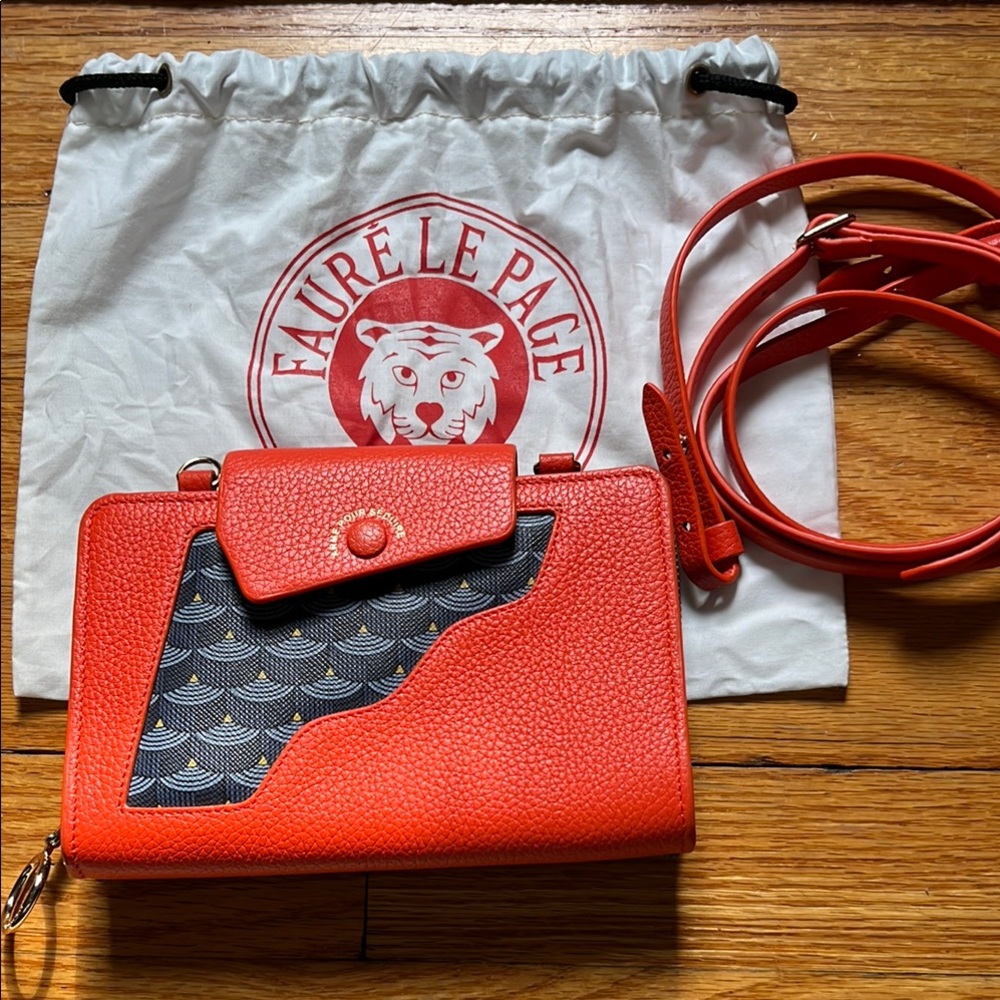 Faure le Page Holster Bayadere in orange leather